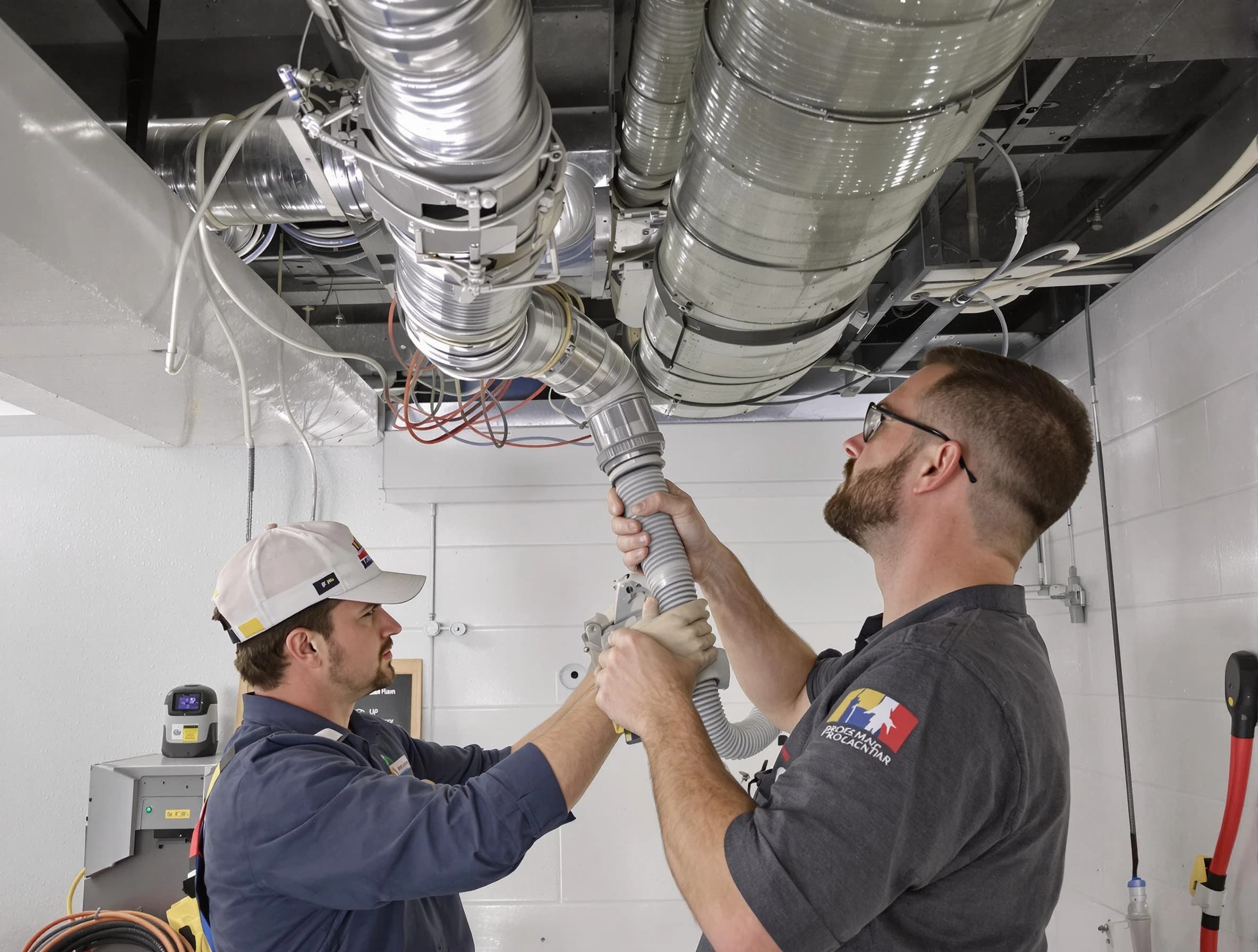 Tolleson Air Duct Cleaning technician performing thorough AC duct cleaning in Tolleson