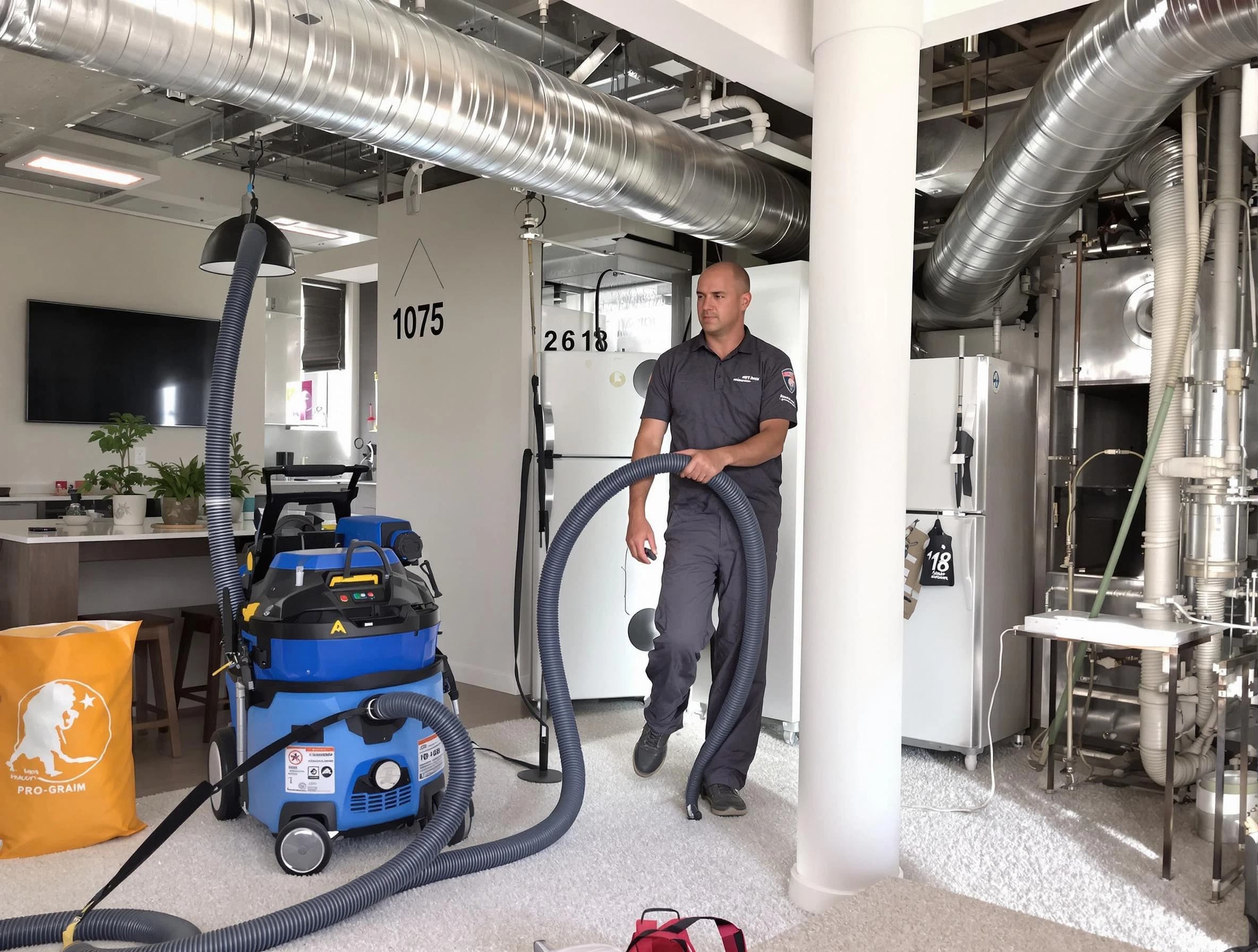 Tolleson Air Duct Cleaning expert performing detailed indoor duct cleaning for improved air quality in Tolleson
