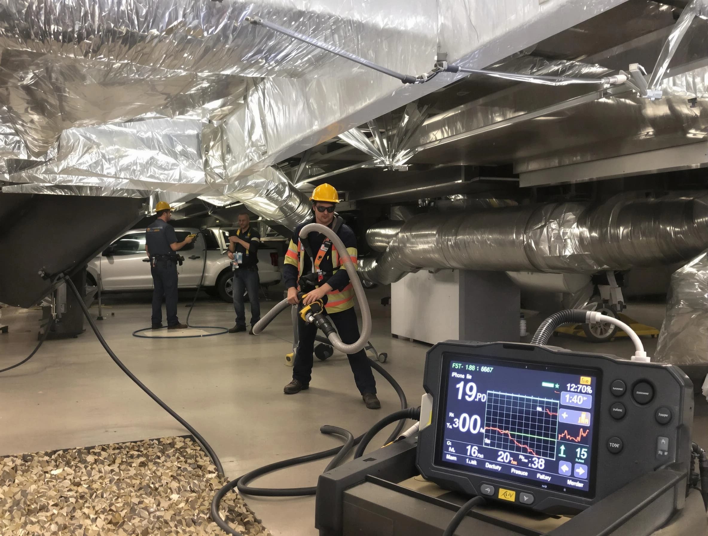 Professional negative pressure duct cleaning by Tolleson Air Duct Cleaning in Tolleson