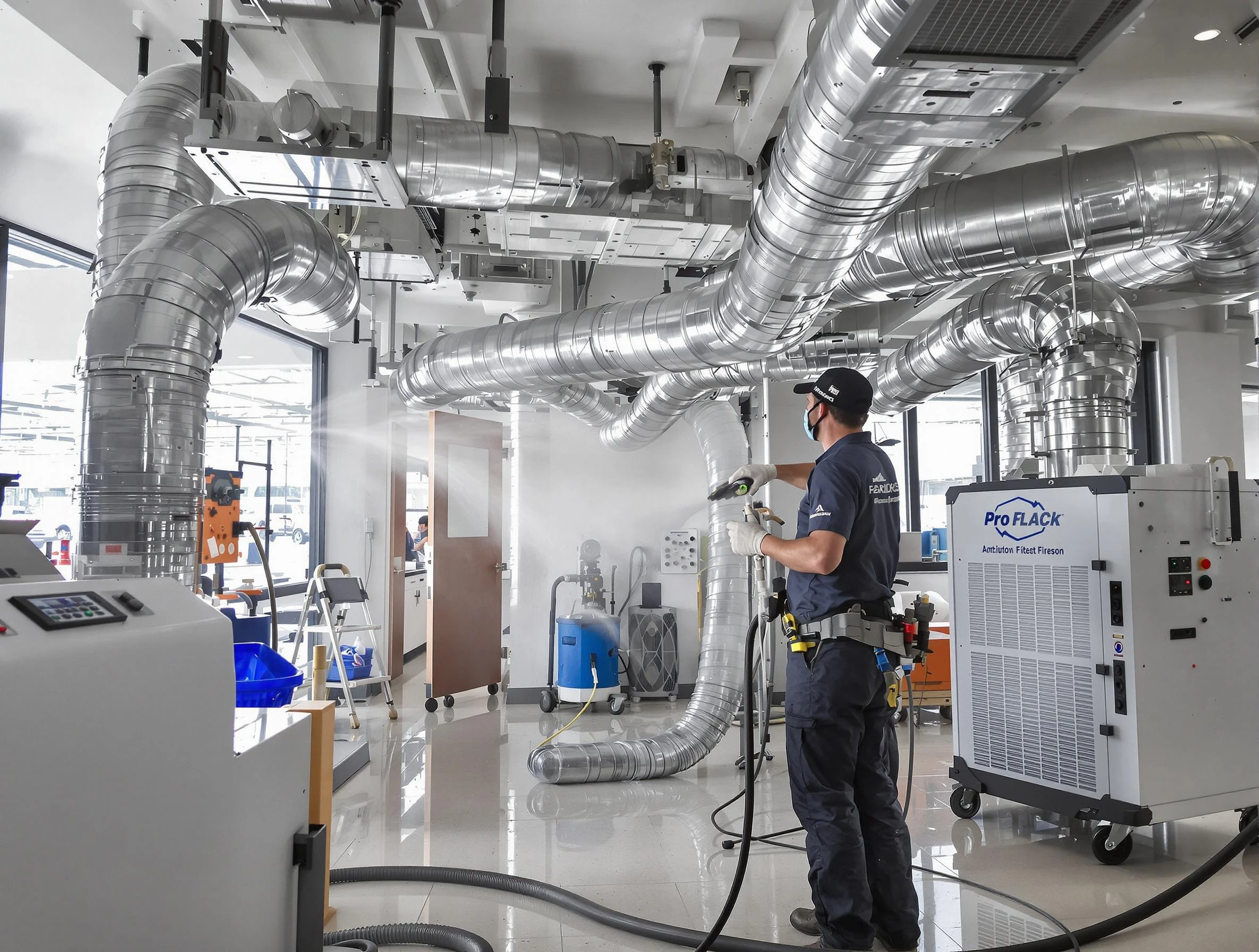 Negative Pressure Air Duct Cleaning in Tolleson