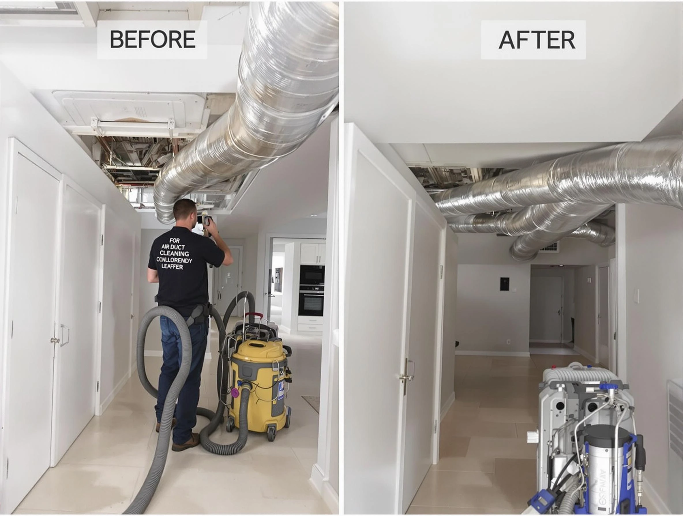 Tolleson Air Duct Cleaning professional performing thorough air duct cleaning in Tolleson