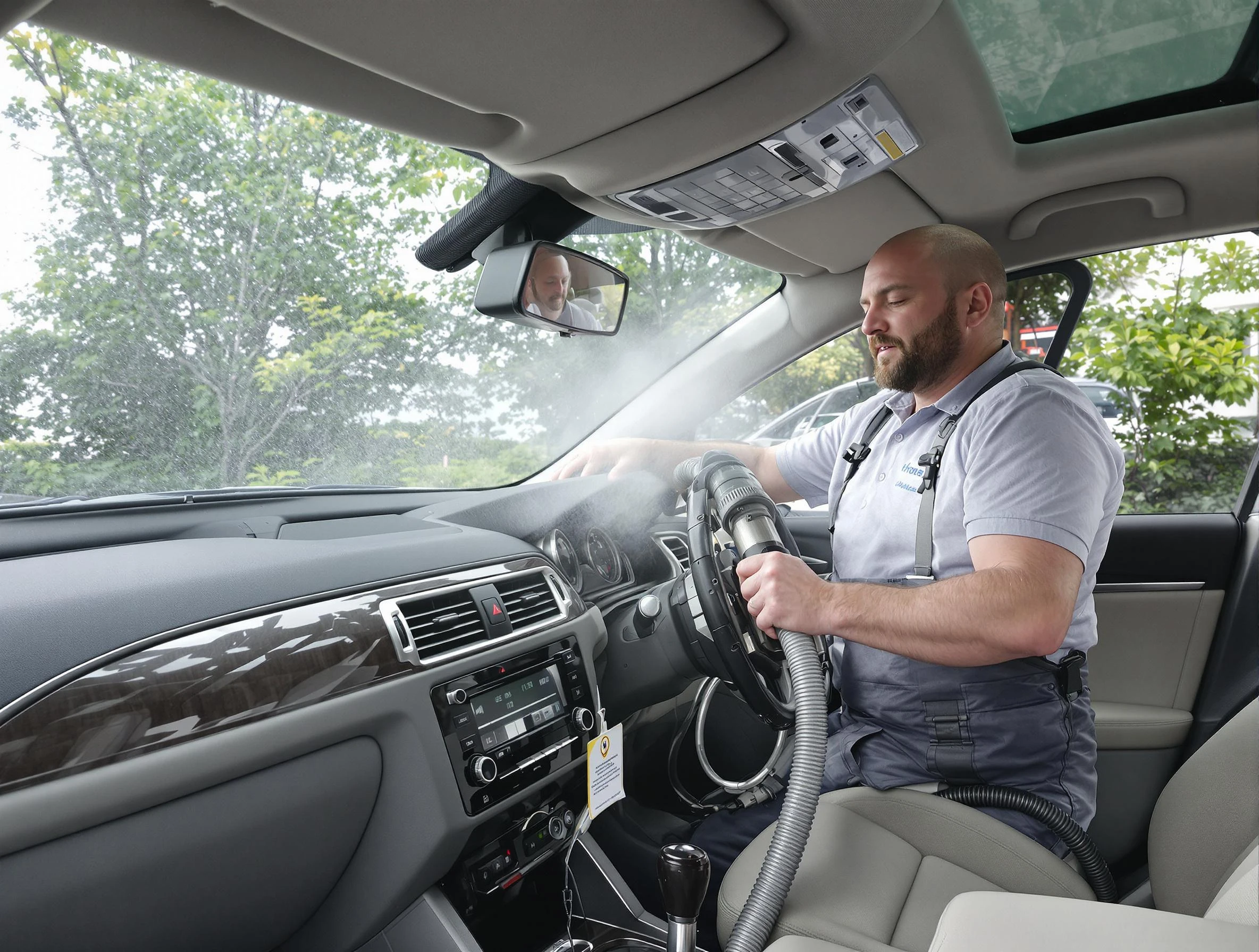 Tolleson Air Duct Cleaning specialist performing professional car duct cleaning in Tolleson