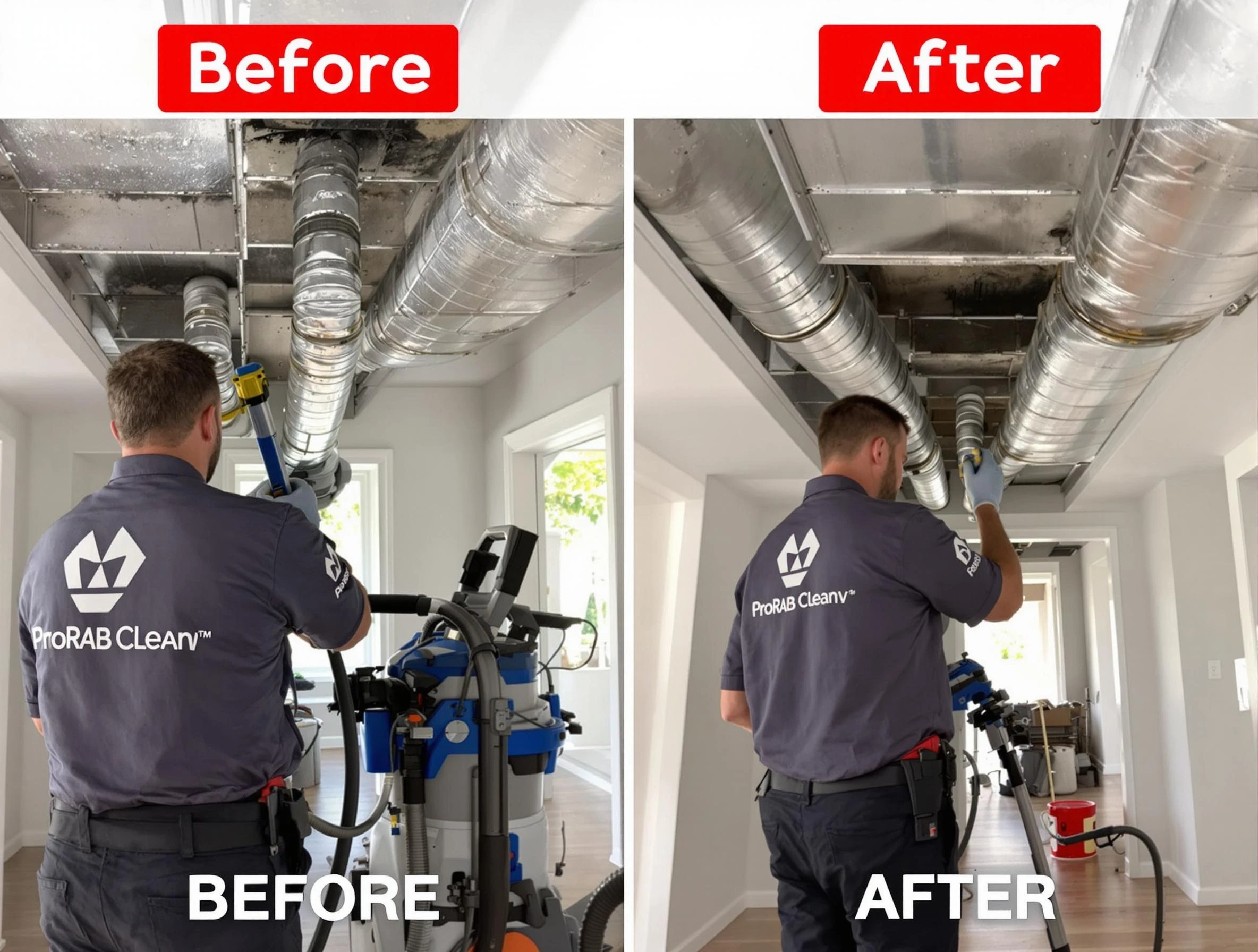 Tolleson Air Duct Cleaning expert performing thorough residential duct cleaning in a Tolleson home